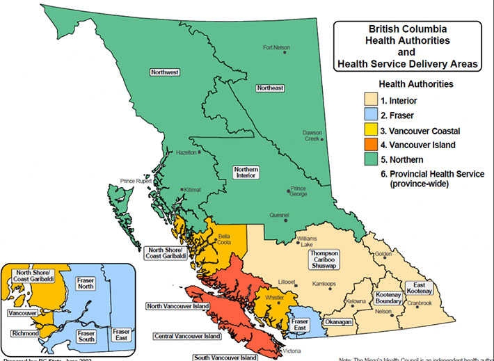 Health Authority Resources in the BCSSPG and A.C.E. region